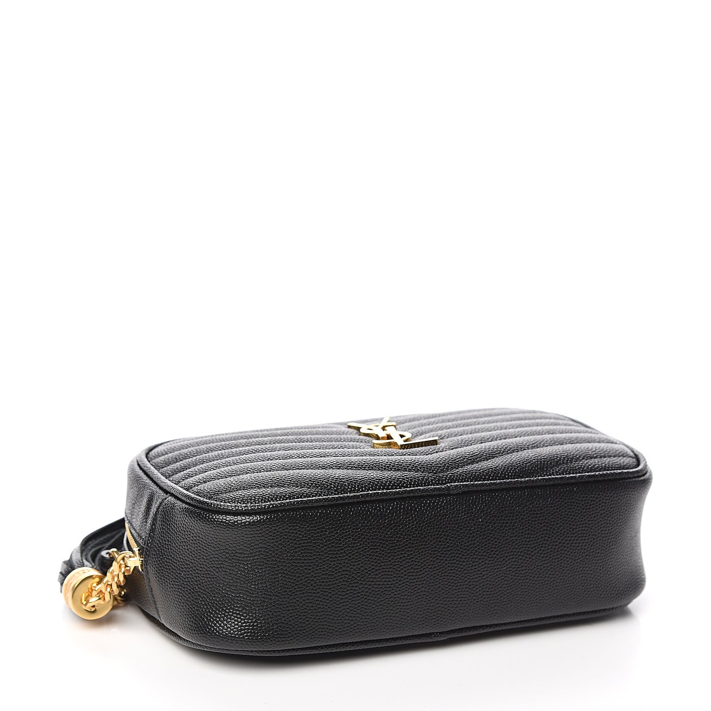 Grain De Poudre Matelasse Monogram Mini Lou Camera Bag Black