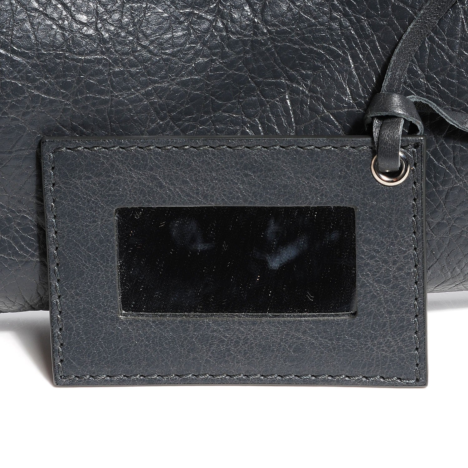 Balenciaga Agneau Giant 12 Silver Hardware Envelope Clutch Gris Tarmac 8 of 10