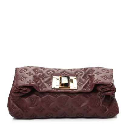 Louis Vuitton Calfskin Monogram Altair Clutch Bordeaux 1 of 8