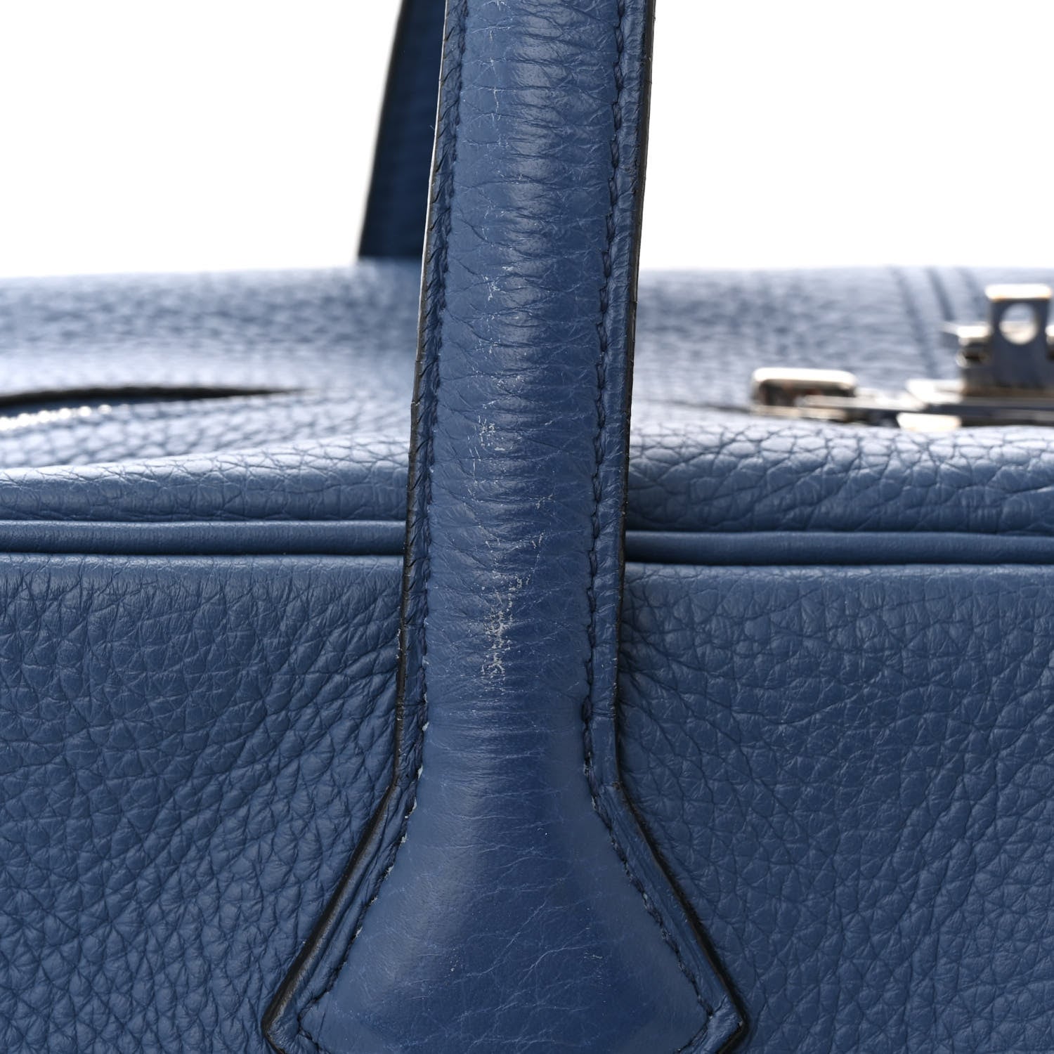Hermes Taurillon Clemence Victoria II 35 Bleu Brighton 16 of 17