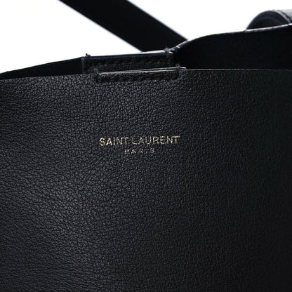 Saint Laurent Calfskin Large Shopping Tote Black 15 of 15