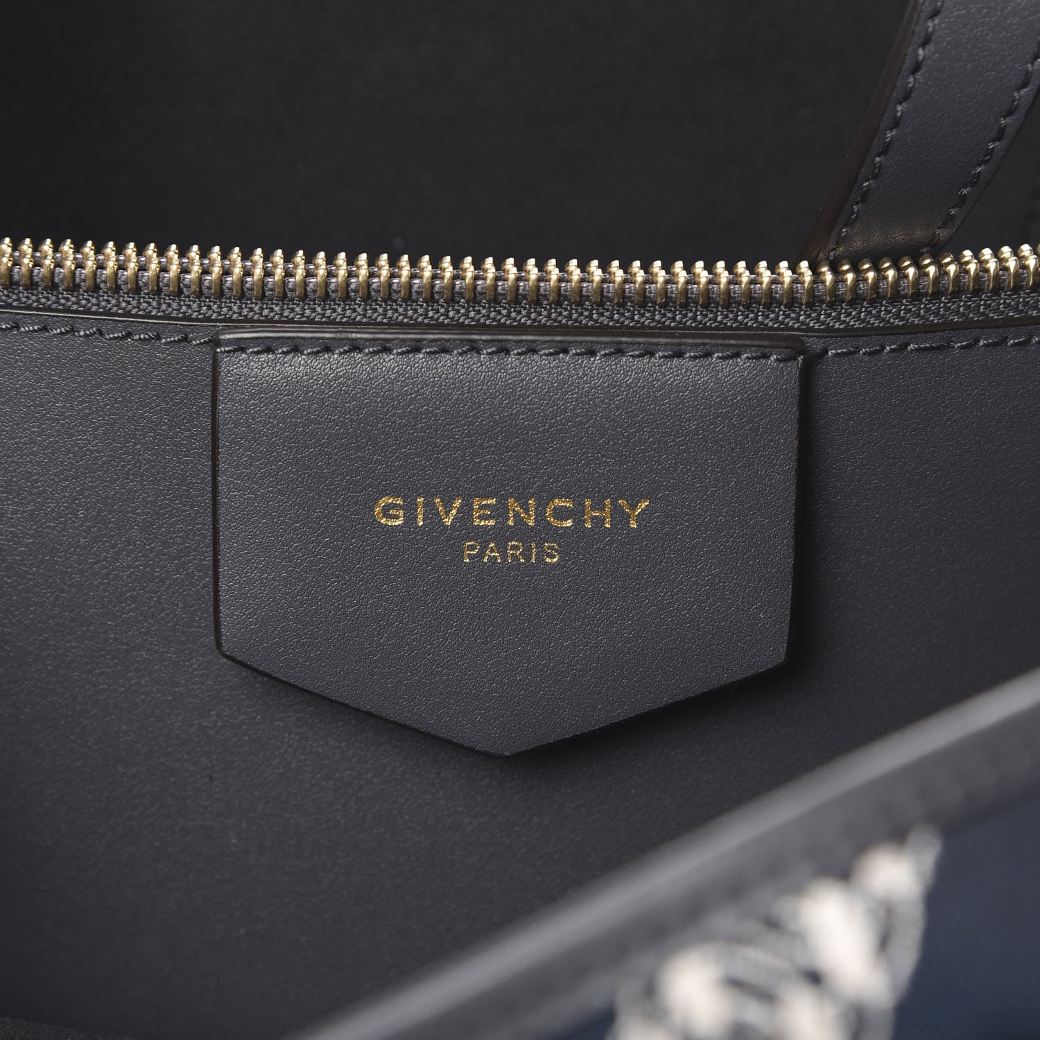 Givenchy Canvas Jacquard Medium Bond Tote Oil Blue 5 of 10