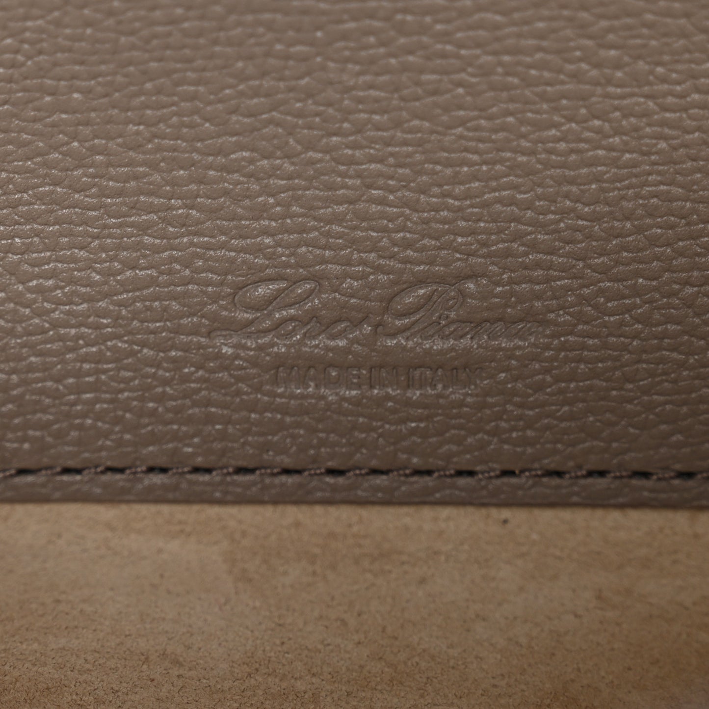 Linen Calfskin L23 Extra Bag Dove