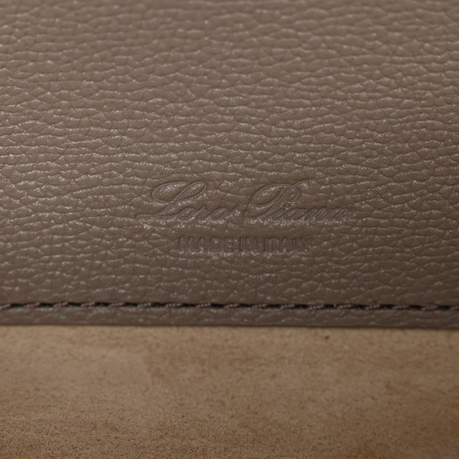Loro Piana Linen Calfskin L23 Extra Bag Dove 6 of 9