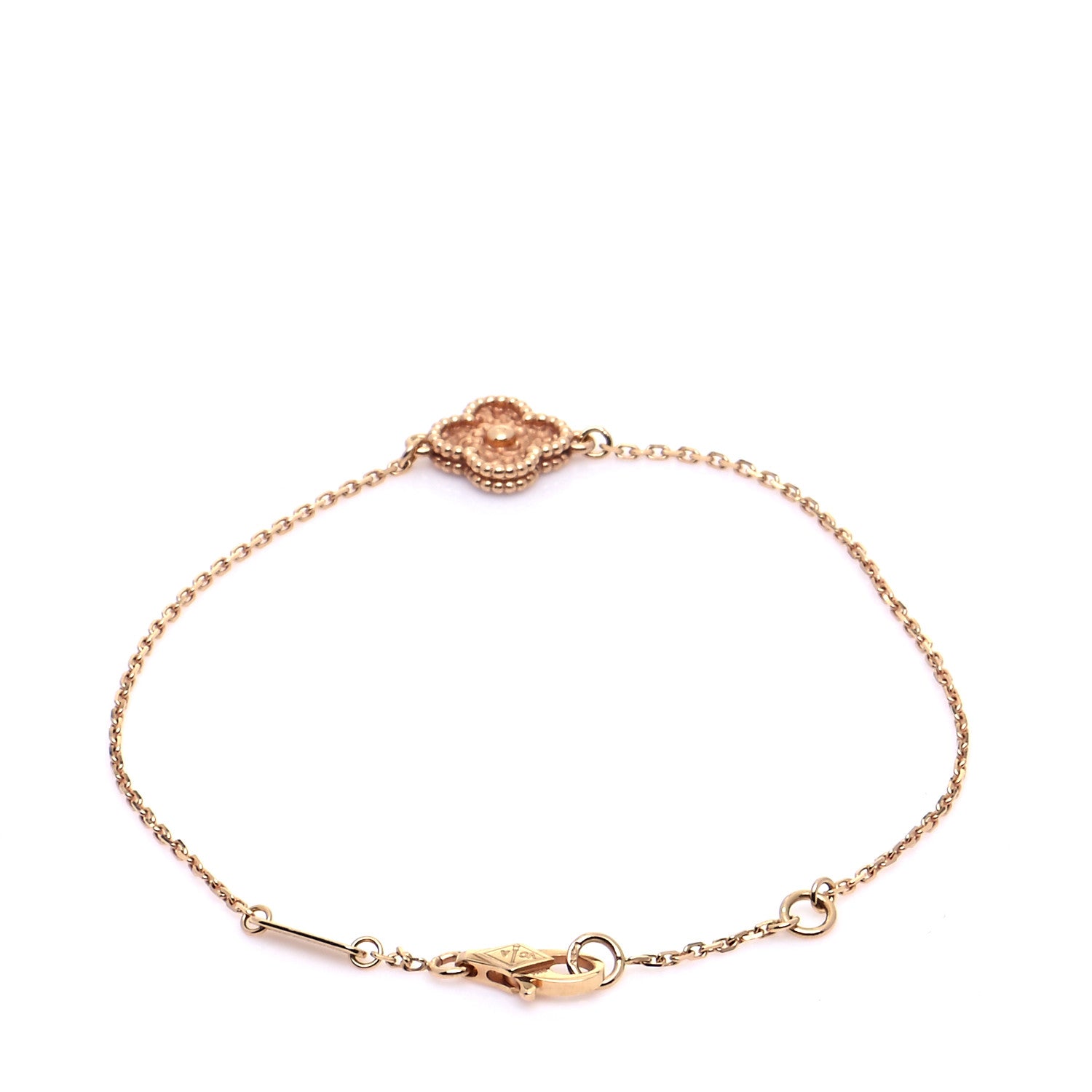 Van Cleef & Arpels 18K Rose Gold Sweet Alhambra Bracelet 3 of 9