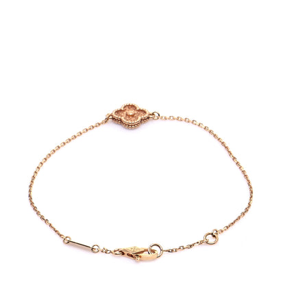 Van Cleef & Arpels 18K Rose Gold Sweet Alhambra Bracelet 3 of 9