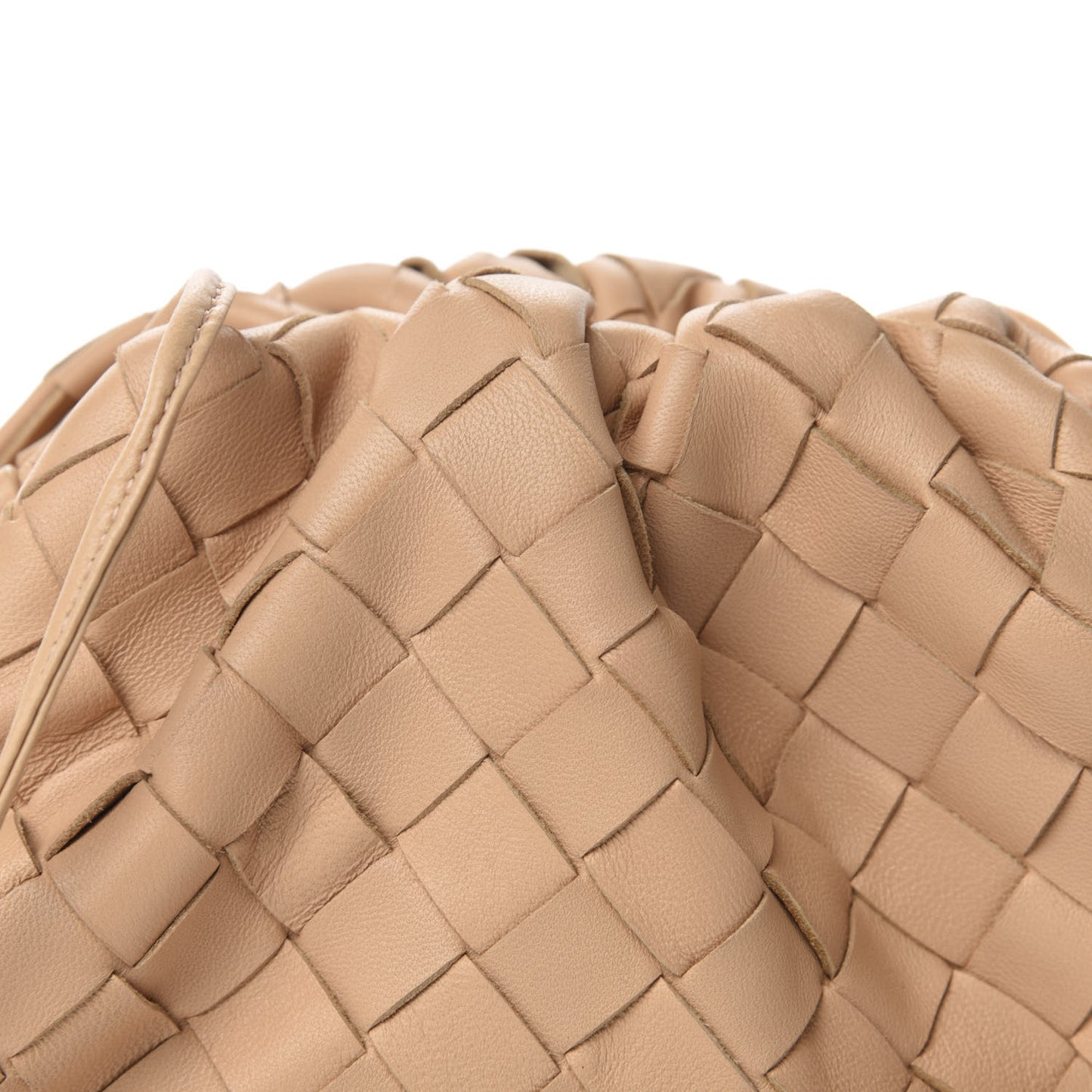 Nappa Intrecciato The Mini Pouch Almond