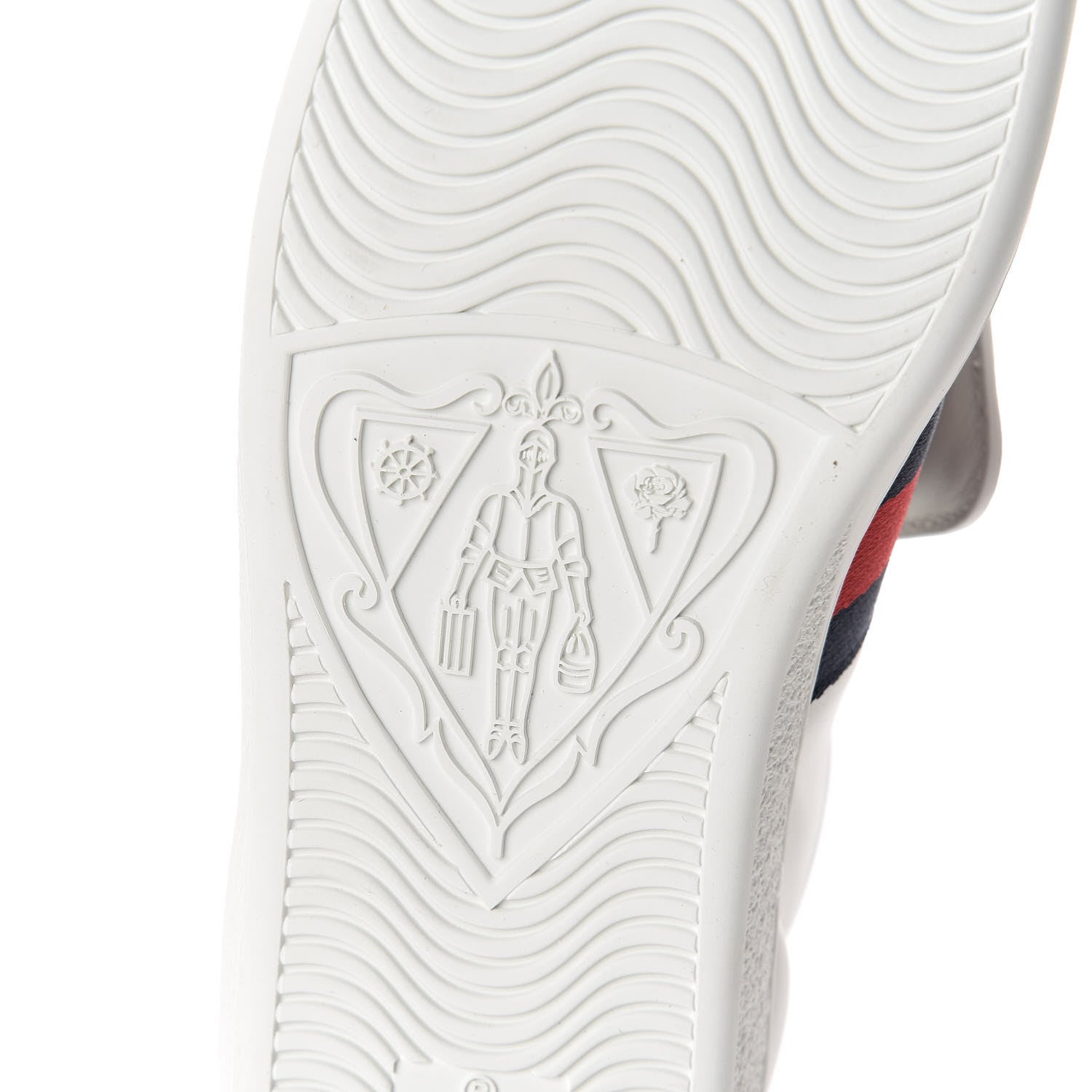 Gucci Calfskin Ayers Blind For Love Embroidered Womens Ace Sneakers 37 White 6 of 11