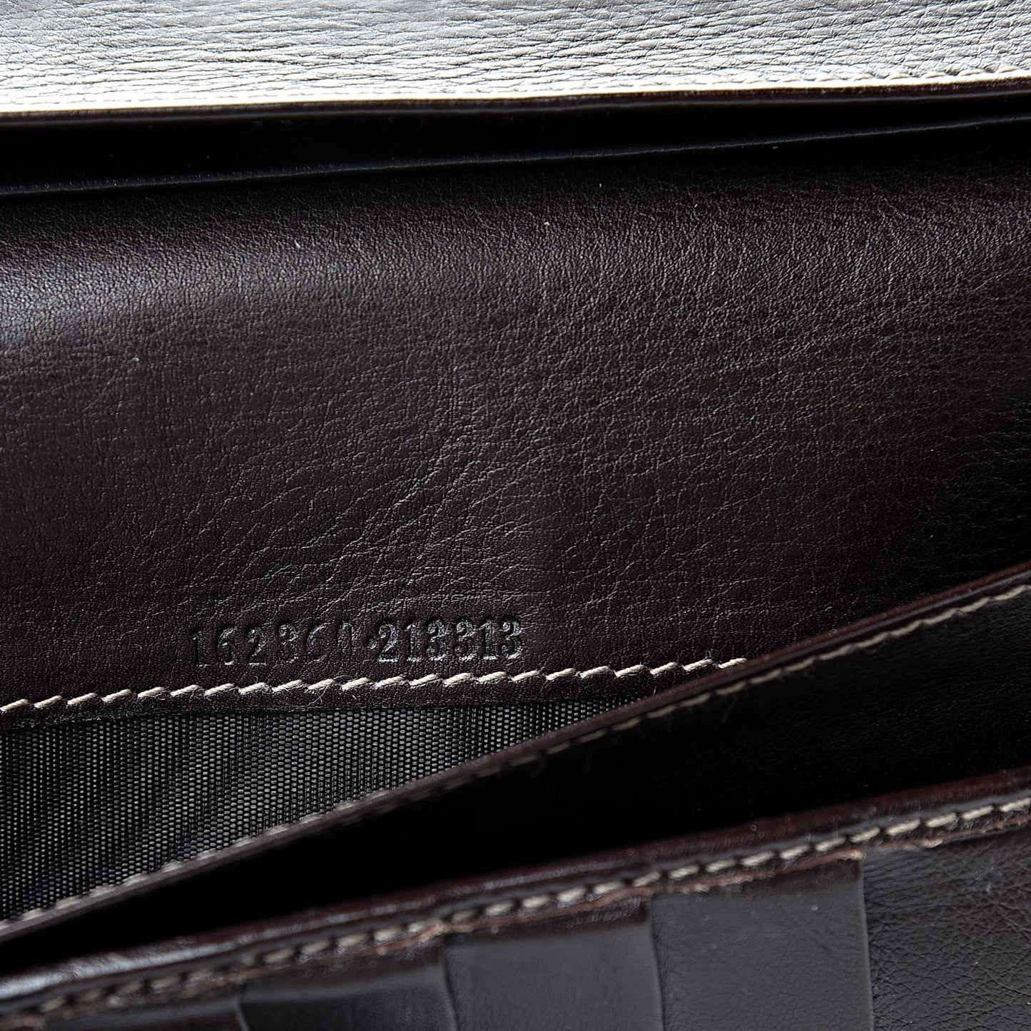 Calfskin Britt Continental Wallet Brown