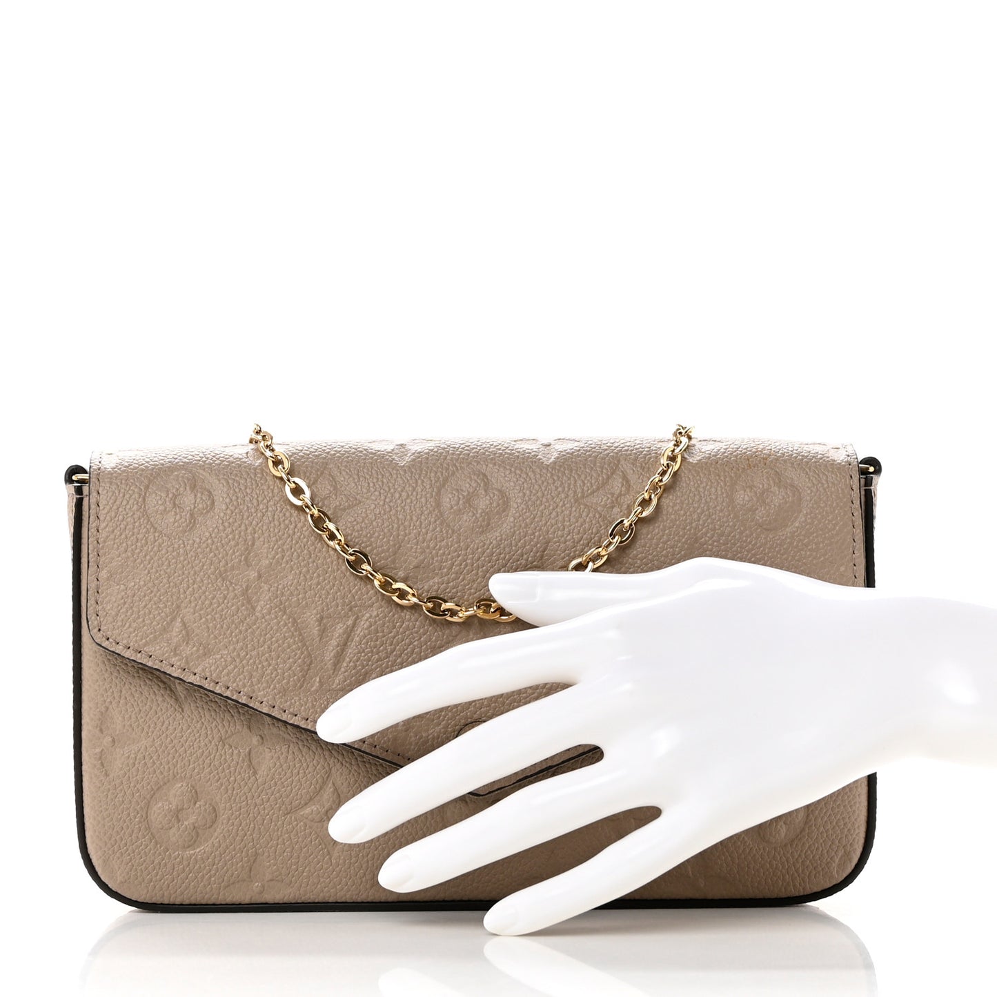Empreinte Pochette Felicie Chain Wallet Tourterelle