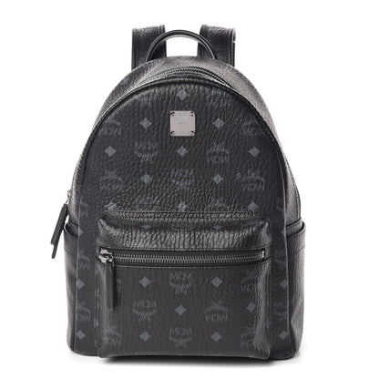 MCM Visetos Small Stark Backpack Black 1 of 10