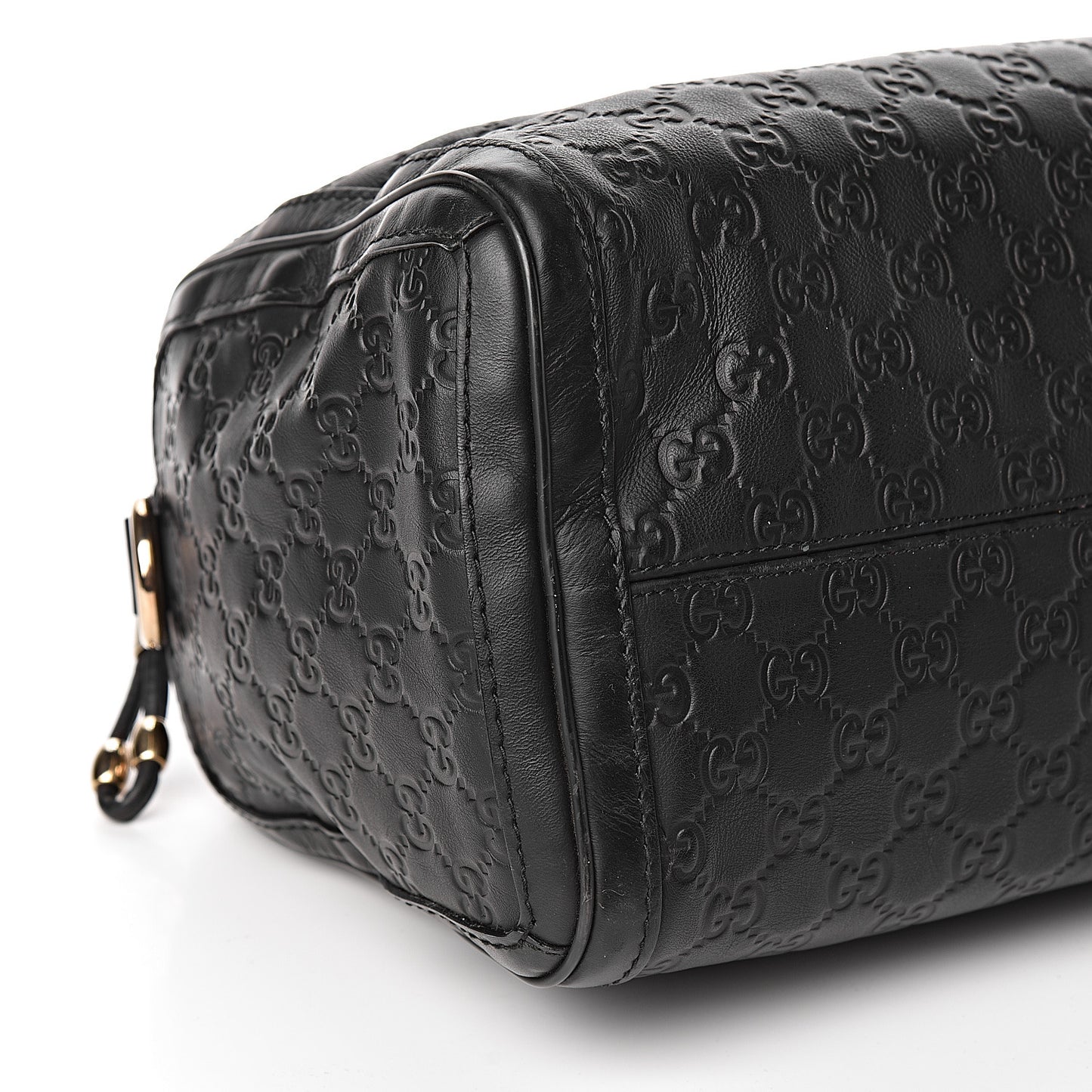 Guccissima Medium Techno Tag Boston Black