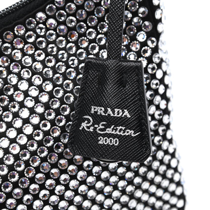 Prada Satin Crystal Mini Re-Edition 2000 Bag Cristal 8 of 11