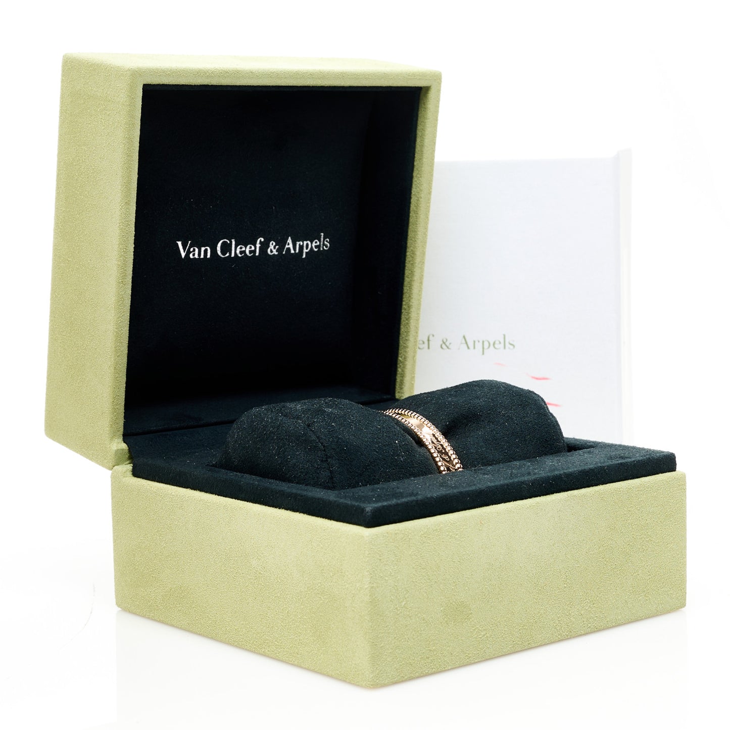 18K Rose Gold Perlee Signature Bangle Bracelet XS
