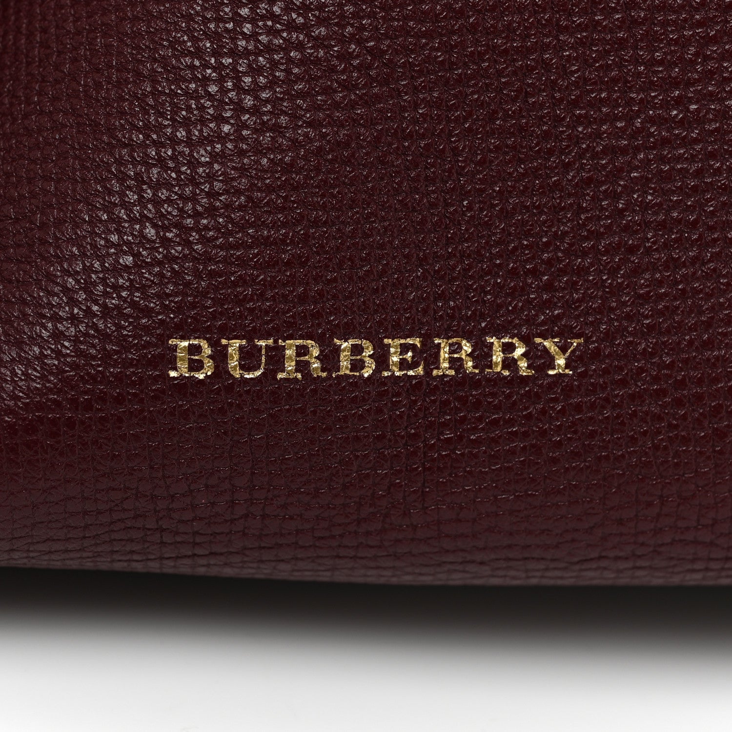 Burberry Grainy Calfskin Medium Honeybrook Tote Dark Plum 6 of 19