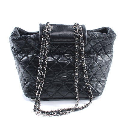 Chanel Lambskin Quilted Beijing Backpack Bag Black 3 of 7
