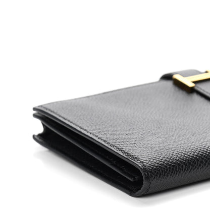 Hermes Epsom Bearn Gusset Wallet Black 7 of 11