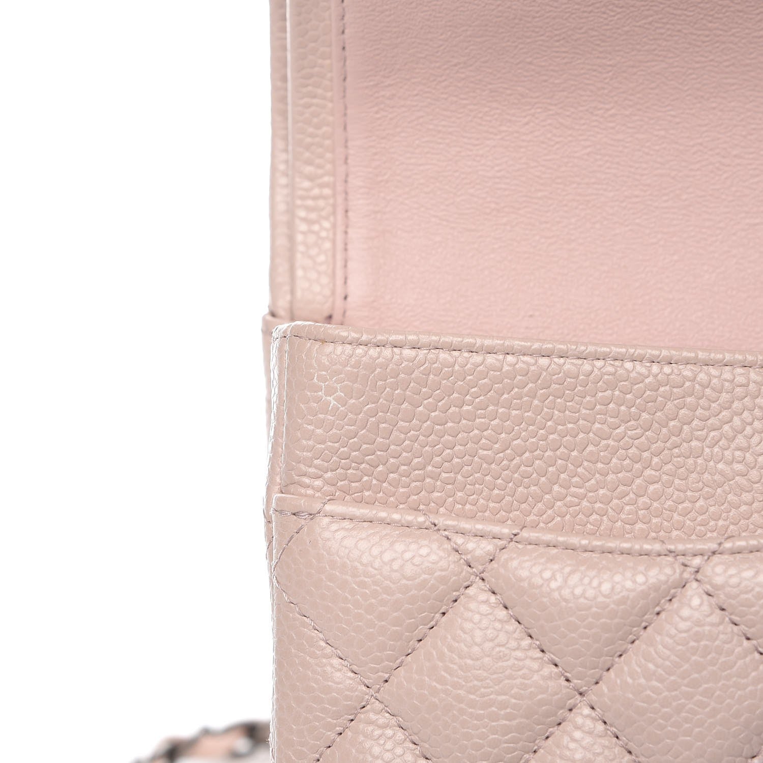 Chanel Caviar Medium Double Flap Light Pink 9 of 10