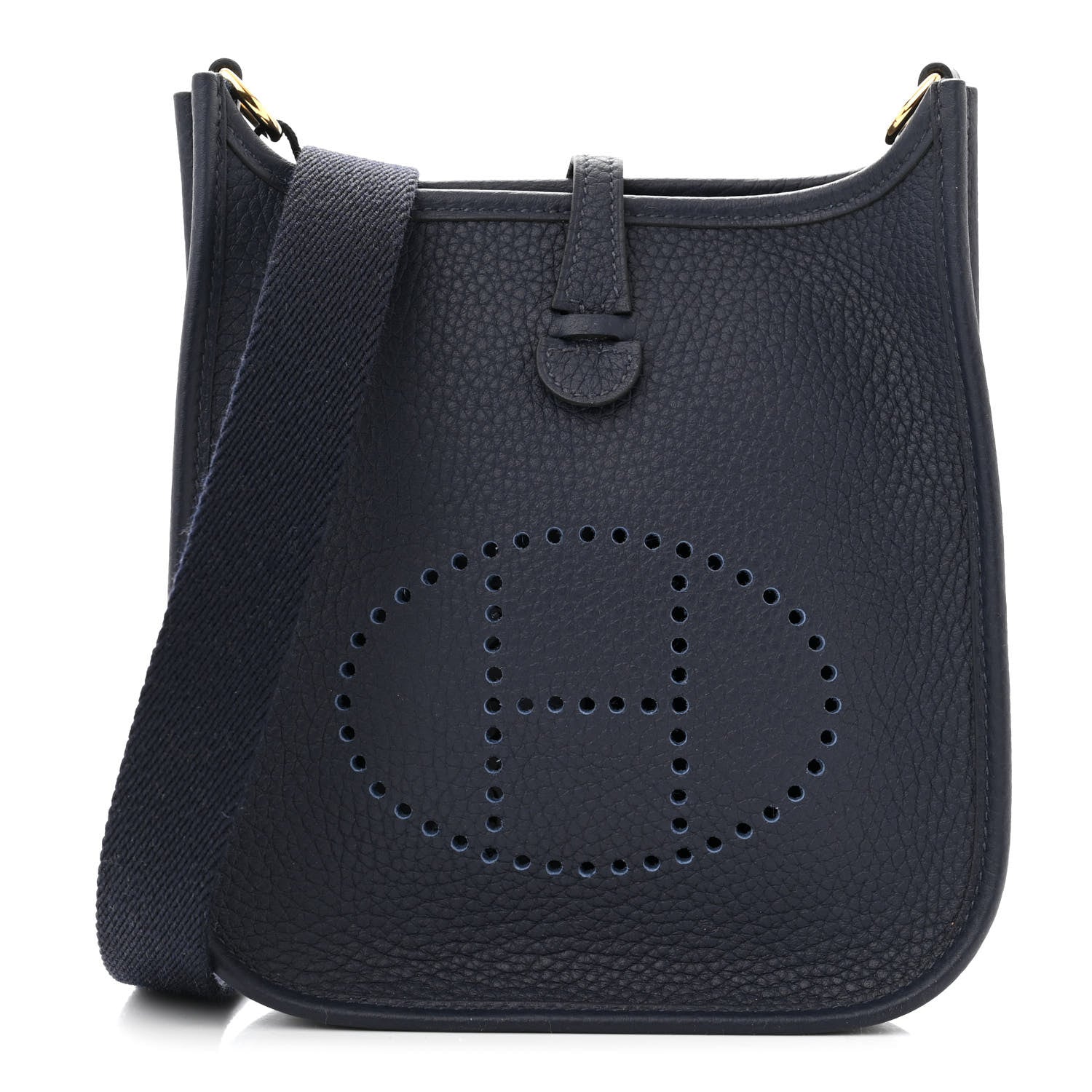 Hermes Taurillon Clemence Evelyne TPM Bleu Nuit 1 of 11