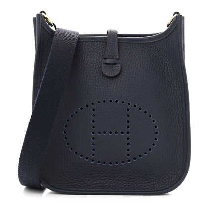 Hermes Taurillon Clemence Evelyne TPM Bleu Nuit 1 of 11