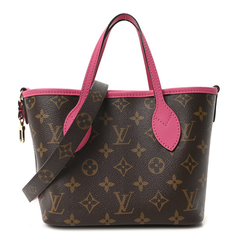 Monogram Neverfull Inside Out Bandouliere BB Rose Pondichery