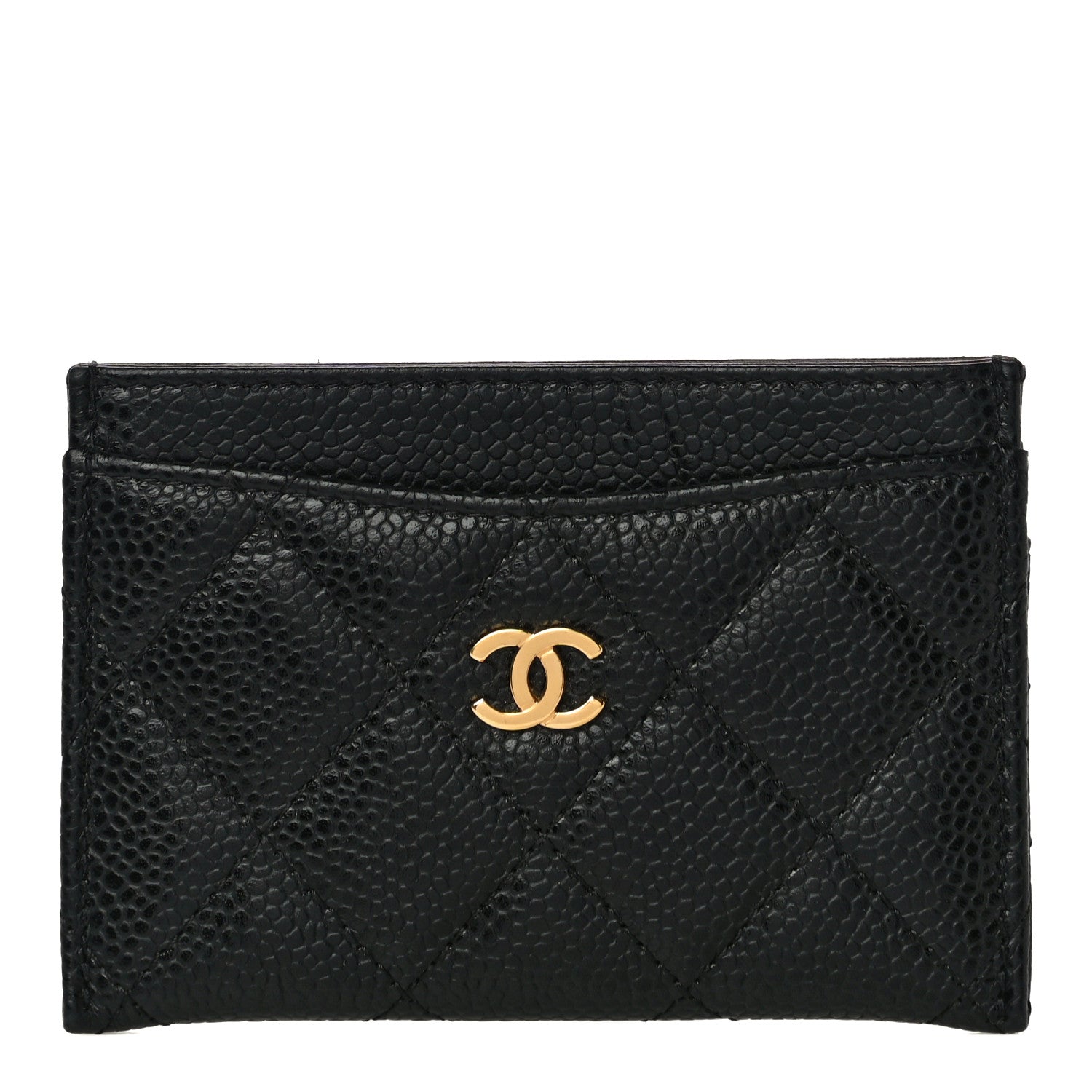 Chanel Caviar Quilted Card Holder Black 1 of 12