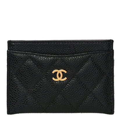 Chanel Caviar Quilted Card Holder Black 1 of 12