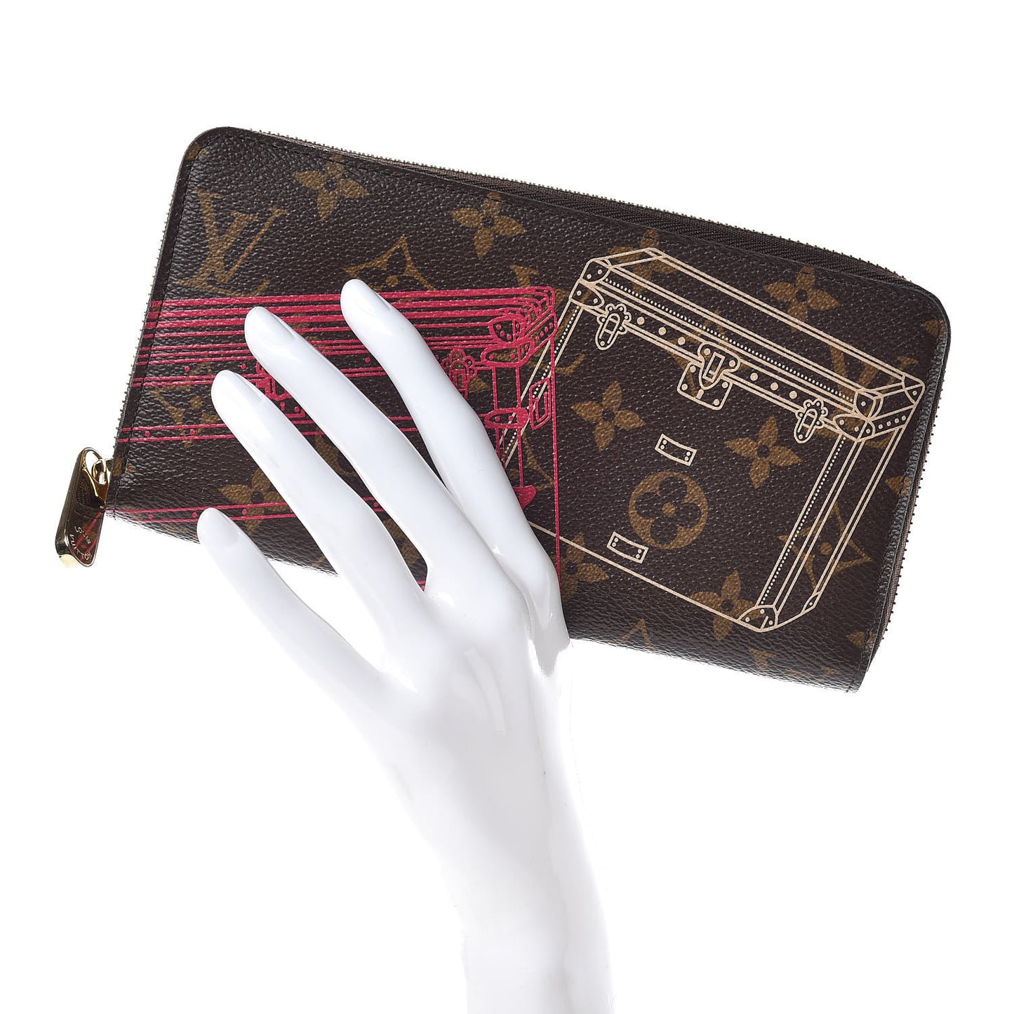 Monogram 2014 Christmas Animation Zippy Wallet