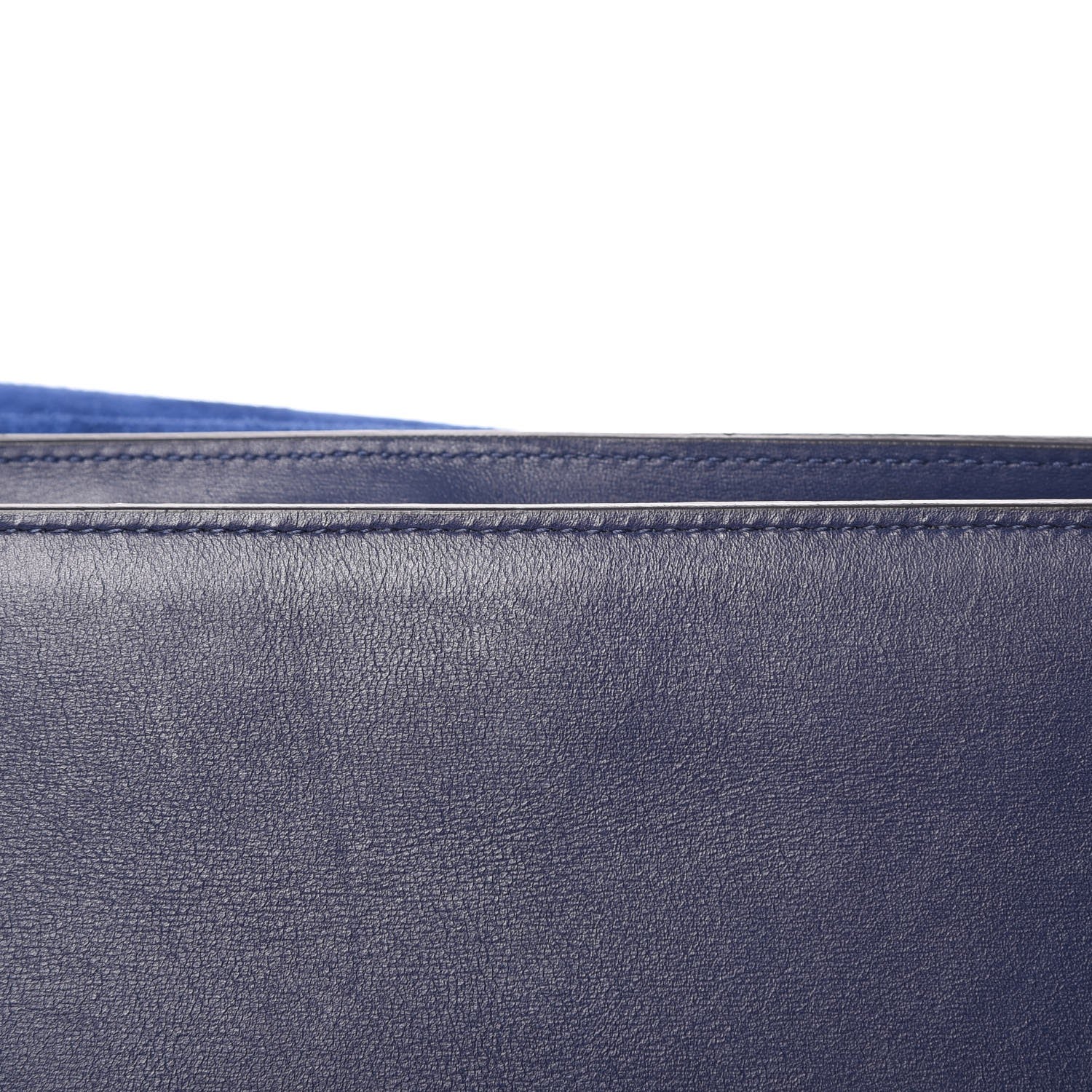 Celine Palmelato Calfskin Medium Trapeze Ink Blue 8 of 14