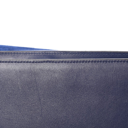 Celine Palmelato Calfskin Medium Trapeze Ink Blue 8 of 14