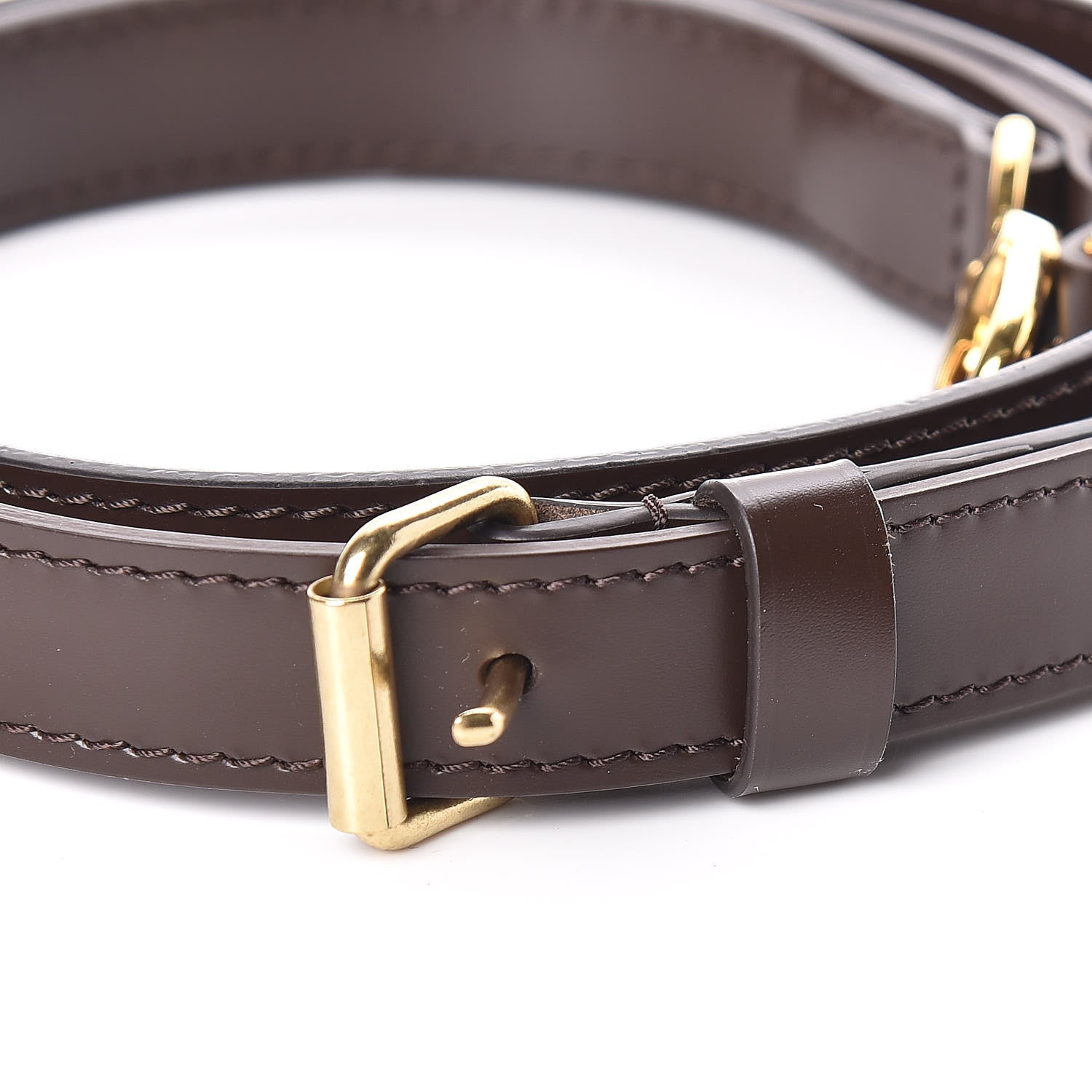 Louis Vuitton Calfskin Adjustable Speedy Bandouliere Shoulder Strap Brown 4 of 4
