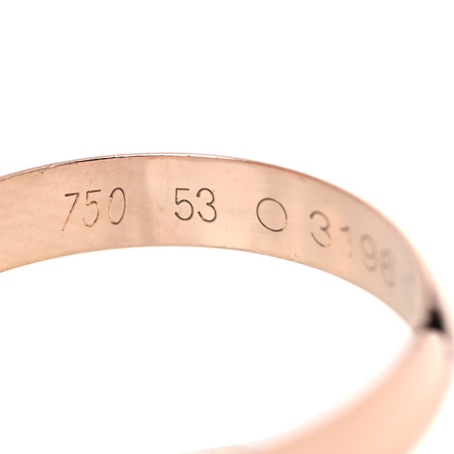 Cartier 18K Pink Yellow White Gold Classic Les Must De Cartier Trinity Ring 53 6.25 3 of 5
