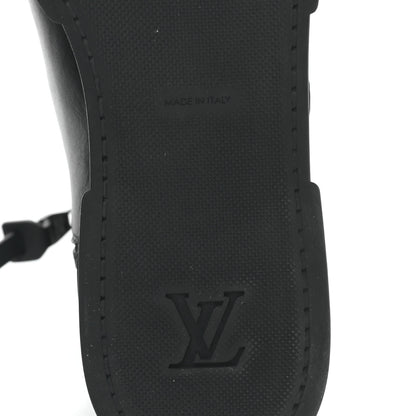 Louis Vuitton Calfskin Monogram Checkpoint Sneaker Boot 38.5 Black 6 of 8