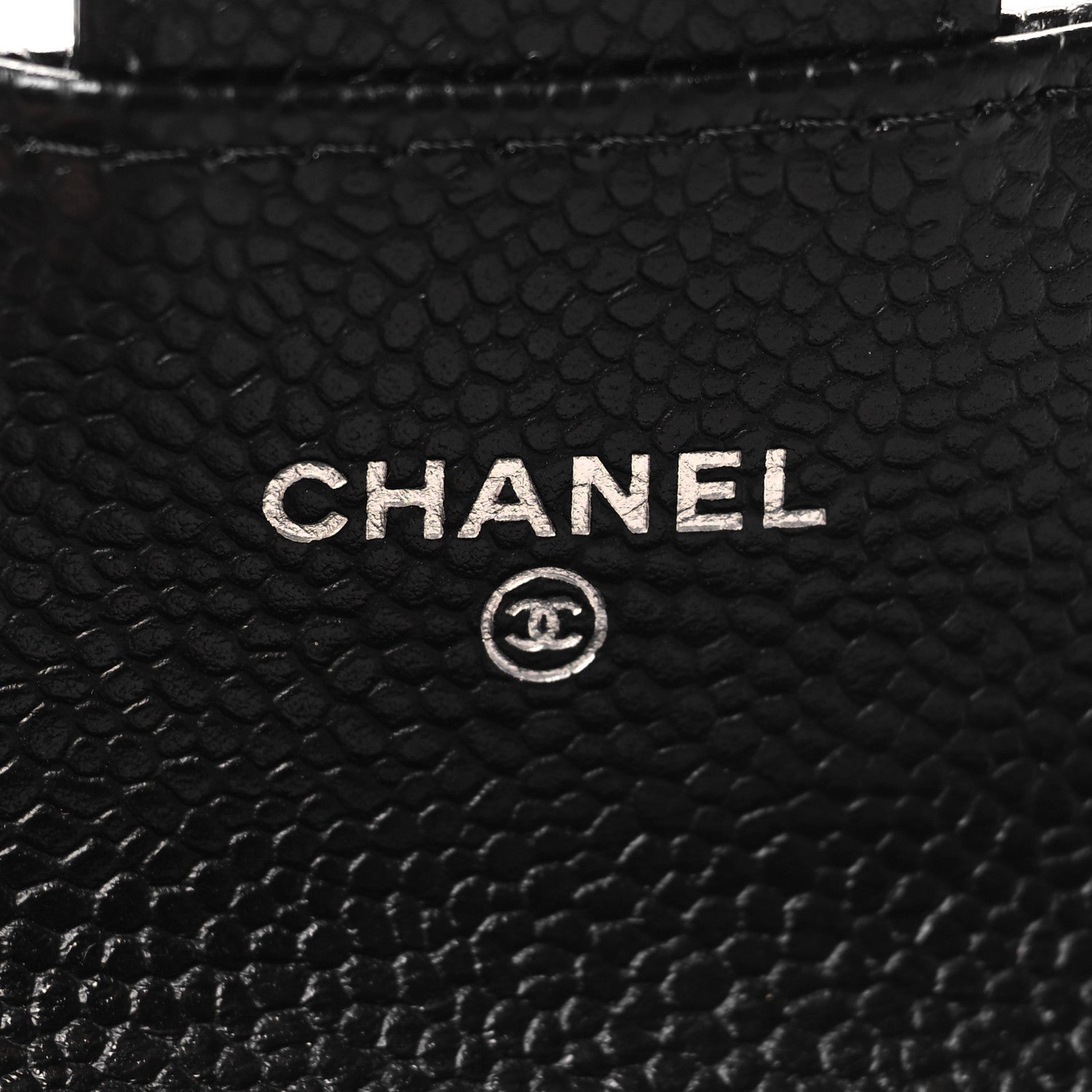 Chanel Caviar Quilted Flap Card Holder Wallet Black 6 of 9