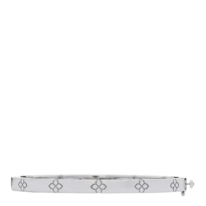 Roberto Coin 18K White Gold Narrow Love in Verona Bangle Bracelet 1 of 3