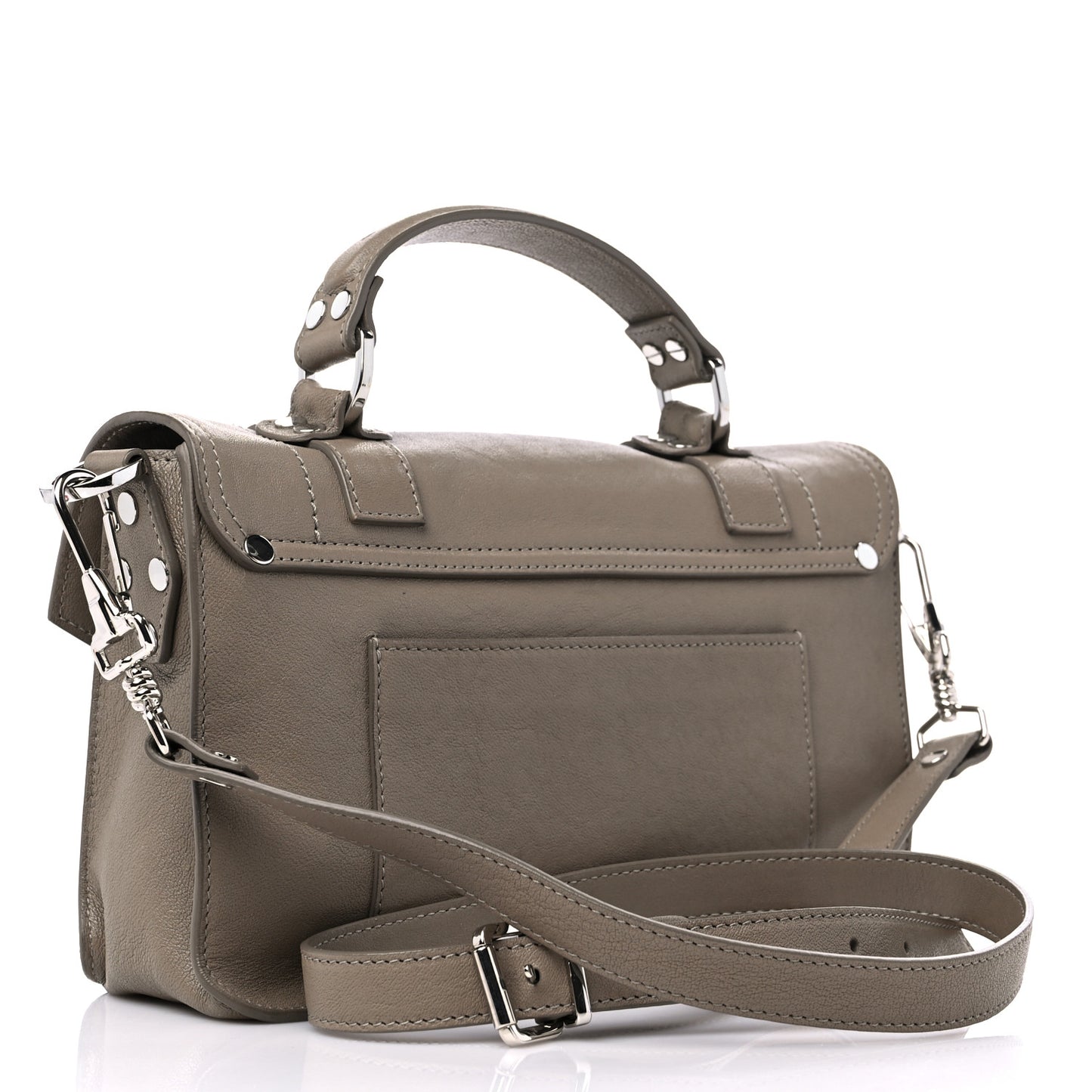 Lambskin Tiny PS1 Satchel Dove Grey