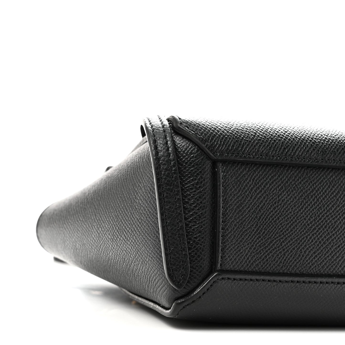Grained Calfskin Pico Belt Bag Black