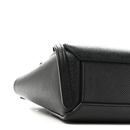 Celine Grained Calfskin Pico Belt Bag Black 9 of 10