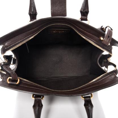 Saint Laurent Sheepskin Small Cabas ChYc Dark Brown 6 of 11