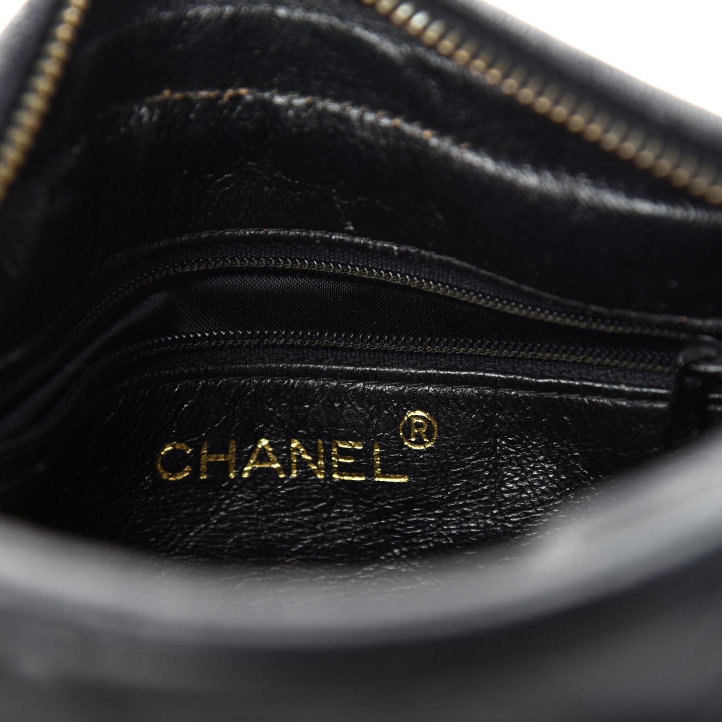 Lambskin Quilted CC Tassel Camera Bag Black