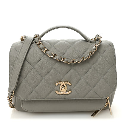 Chanel Caviar Quilted Medium Business Affinity Flap Grey 1 of 10