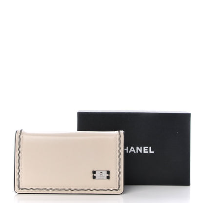 Chanel Lambskin Yen Wallet White 9 of 9