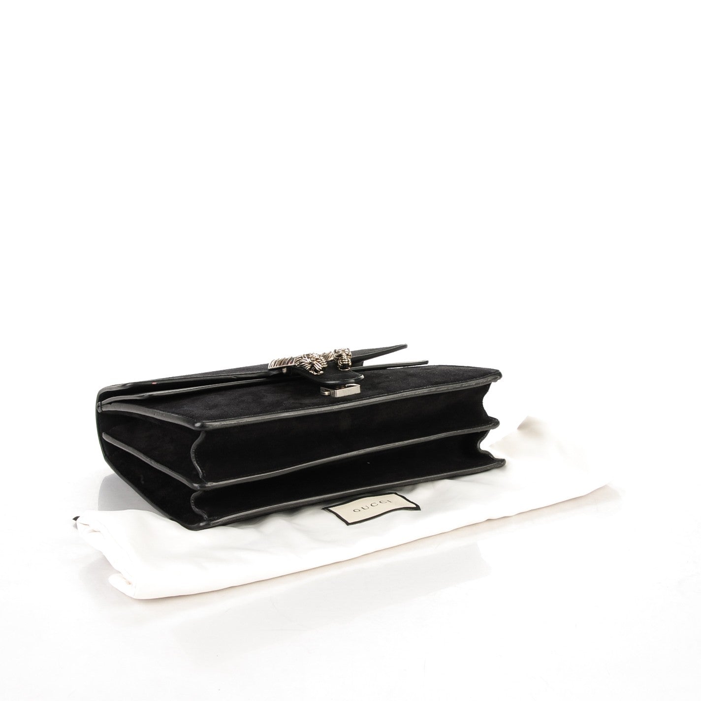 Suede Medium Dionysus Shoulder Bag Black