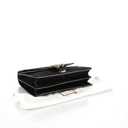 Gucci Suede Medium Dionysus Shoulder Bag Black 4 of 8
