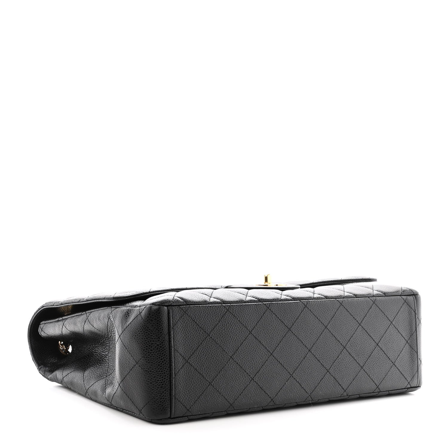 Chanel Caviar Quilted Maxi Single Flap Black 4 of 11
