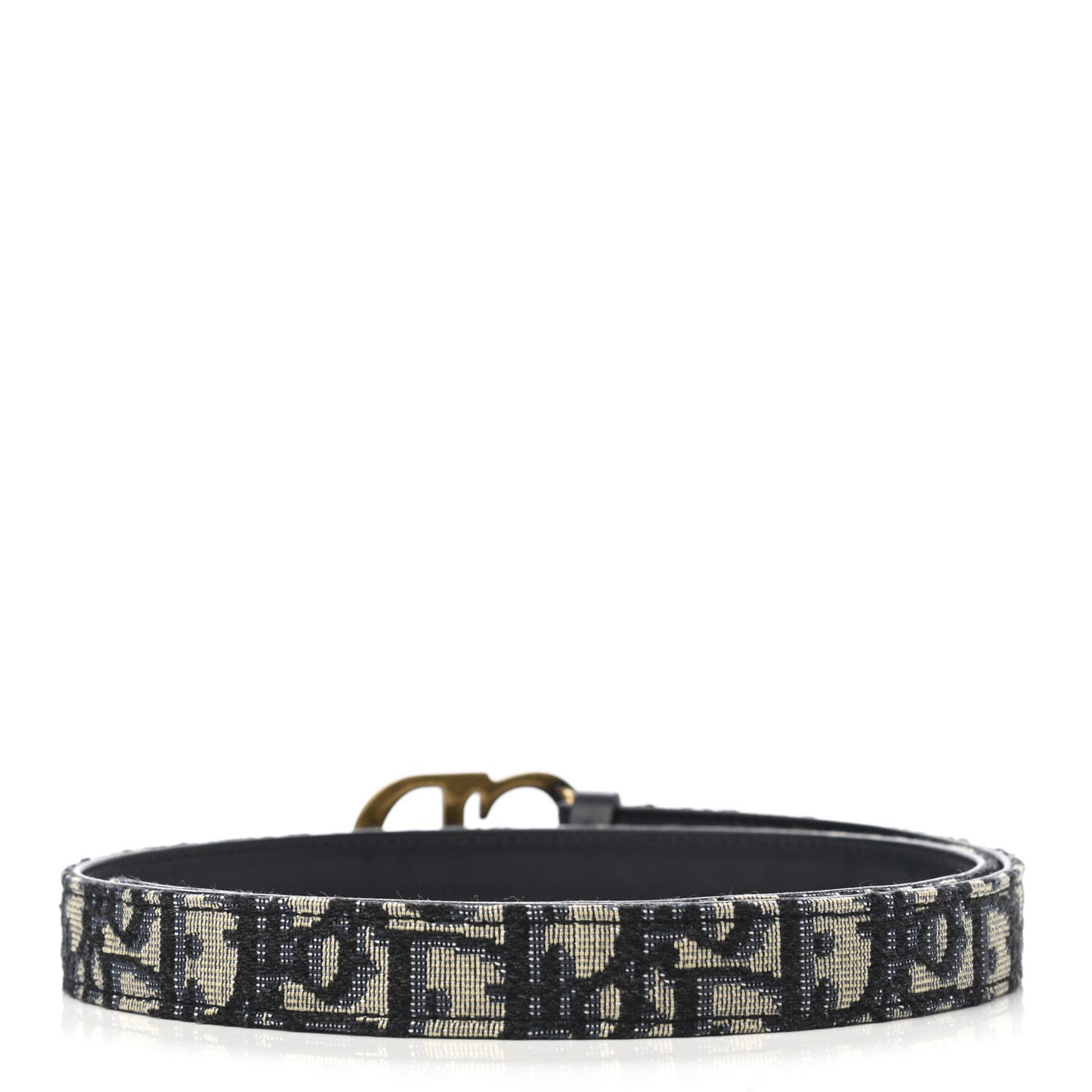 Jacquard Oblique 20mm Saddle Belt 75 30 Blue