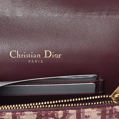 Christian Dior Oblique Saddle Belt Bag Bordeaux 6 of 10