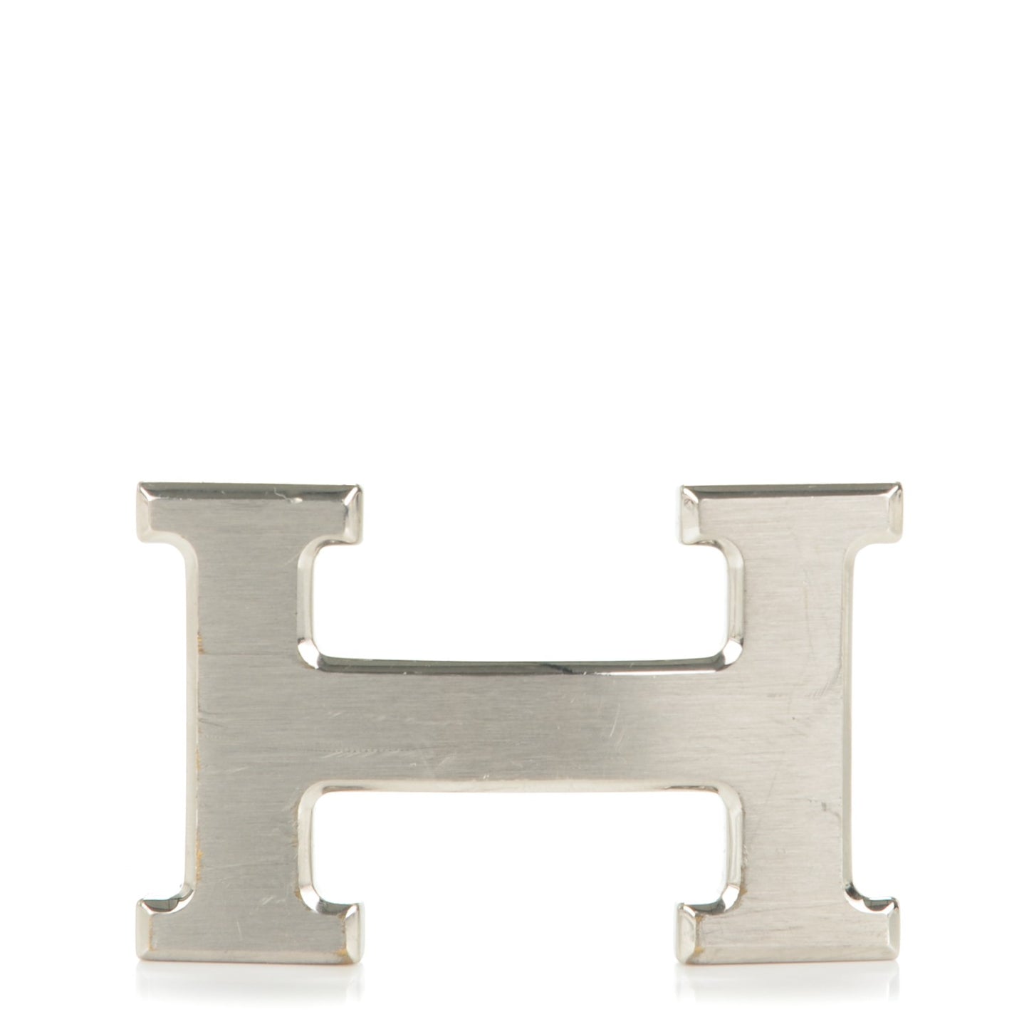 Brushed Palladium 32mm H Belt Buckle