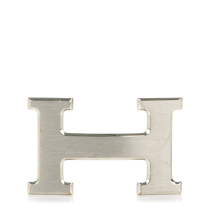 Hermes Brushed Palladium 32mm H Belt Buckle 1 of 5