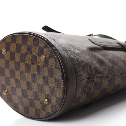 Louis Vuitton Damier Ebene Marais Bucket 23 7 of 12